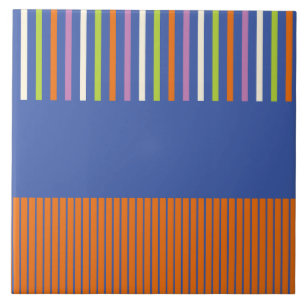 Azulejo Color Pop Stripes diseño moderno a rayas