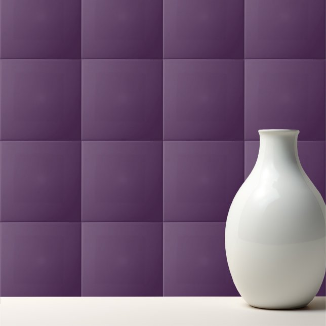 Azulejo Color púrpura profundo sólido moderno (Subido por el creador)