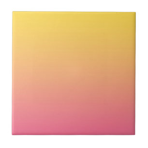 Azulejo Color Rosa Amarillo
