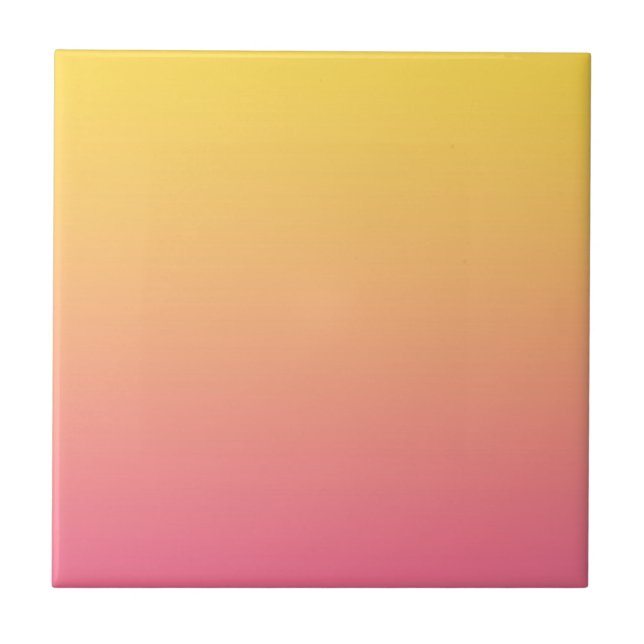Azulejo Color Rosa Amarillo (Frente)