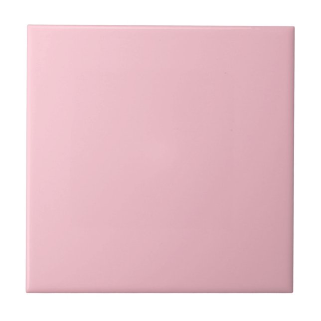 Azulejo Color rosa claro sólido (Frente)