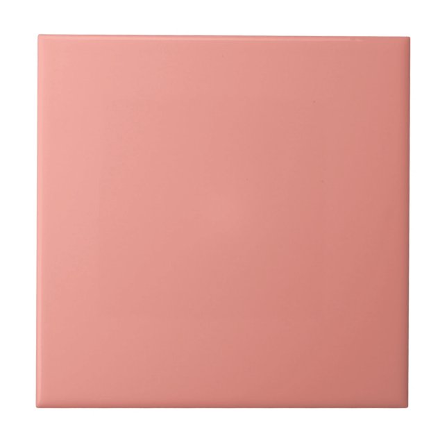 Azulejo Color Rosa Flamenco Pastel (Frente)