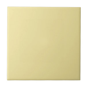 Azulejo Color Sólido Amarillo Suave