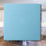 Azulejo Color sólido azul cielo | Clásica | Elegante<br><div class="desc">Color sólido azul cielo | Clásica | Elegante | Trendy | Elegante | Regalo</div>