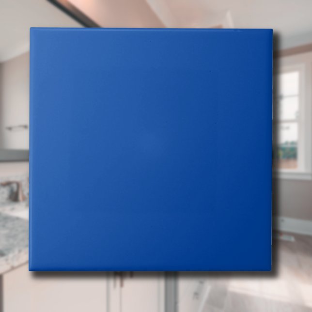 Azulejo Color sólido azul cobalto | Clásica | Elegante (Subido por el creador)