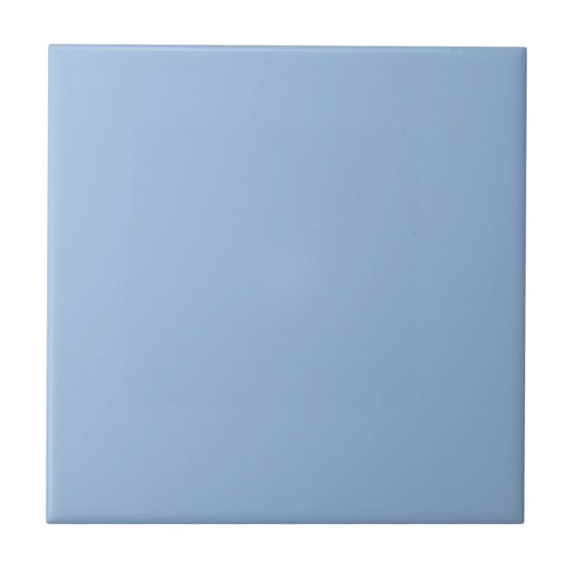 Azulejo Color sólido azul de Carolina (Frente)
