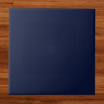 Azulejo Color sólido azul de la marina de medianoche<br><div class="desc">Color sólido azul de la marina de medianoche</div>
