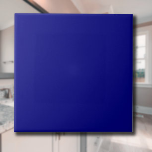 Azulejo Color sólido azul marino   Clásica   Elegante