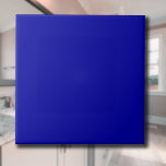 Azulejo Color sólido azul profundo del océano | Clásico El<br><div class="desc">Color sólido azul profundo del océano | Clásica | Elegante | Trendy | Elegante | Regalo</div>