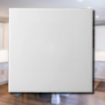 Azulejo Color sólido blanco ártico | Clásico Elegante<br><div class="desc">Color sólido blanco ártico | Clásica | Elegante | Trendy | Elegante | Regalo</div>