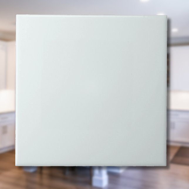 Azulejo Color sólido blanco escarpado | Clásico Elegante (Subido por el creador)