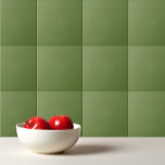 Azulejo Color sólido color liso thyage verde<br><div class="desc">Diseño verde de sabio color liso y timo.</div>