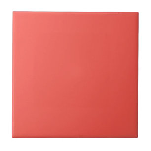Azulejo Color sólido coral vivo
