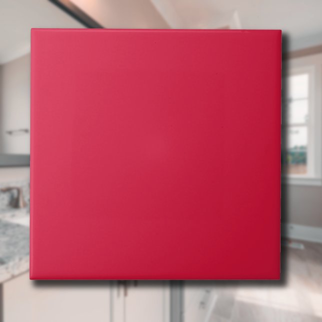 Azulejo Color sólido Crimson | Clásica | Elegante (Subido por el creador)