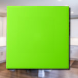 Azulejo Color sólido de chartreuse | Clásica | Elegante<br><div class="desc">Color sólido de chartreuse | Clásica | Elegante | Trendy | Elegante | Regalo</div>