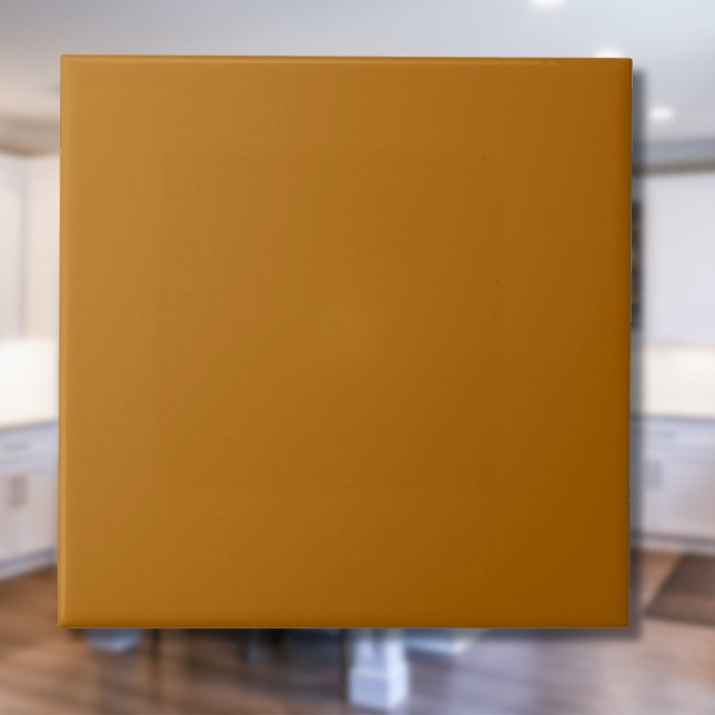 Azulejo Color sólido de jengibre | Clásica | Elegante (Subido por el creador)