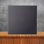 Azulejo Color sólido de la llanta negra del cisne minimali<br><div class="desc">Cocina de color sólido y cuarto de baño en placa negra de cisne minimalista</div>