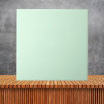 Azulejo Color sólido de la plancha verde de la Fábrica de<br><div class="desc">Presentamos nuestro Minimalista mosaico cerámico de color sólido de la Fábrica de la Moneda Verde, una elegante y versátil adición a cualquier espacio. Con sus líneas depuradas y su suave color verde menta, esta baldosa desprende sencillez y elegancia. Ya sea que añadas un toque de color a tu chispa de...</div>