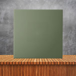 Azulejo Color sólido de la plancha verde oliva minimalista<br><div class="desc">Color sólido de la plancha verde oliva minimalista</div>