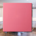 Azulejo Color sólido de la sandía Sorbet | Clásico Elegant<br><div class="desc">Color sólido de la sandía Sorbet | Clásica | Elegante | Trendy | Elegante | Regalo</div>