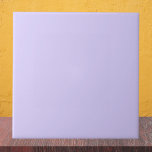 Azulejo Color sólido de lavanda pálida<br><div class="desc">Color sólido de lavanda pálida</div>