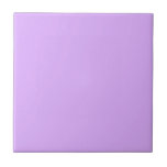 Azulejo Color sólido de malla pastel personalizado Minimal<br><div class="desc">Amable color malva morado de primavera claro. Minimalista,  sencillo y moderno estilo moda de diseño pastel estético de color espliego. Decoración malva,  decoración estética malva,  cocina malva,  color malva.</div>