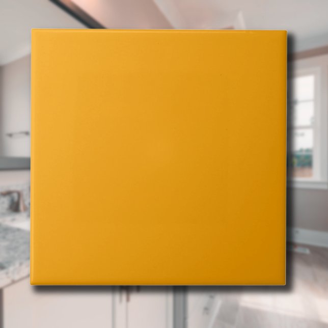 Azulejo Color sólido de mandarina | Clásica | Elegante (Subido por el creador)