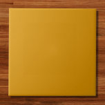 Azulejo Color sólido de oro de cosecha<br><div class="desc">Color sólido de oro de cosecha</div>