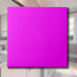 Azulejo Color sólido fucsia | Clásico Elegante<br><div class="desc">Color sólido fucsia | Clásica | Elegante | Trendy | Elegante | Regalo</div>