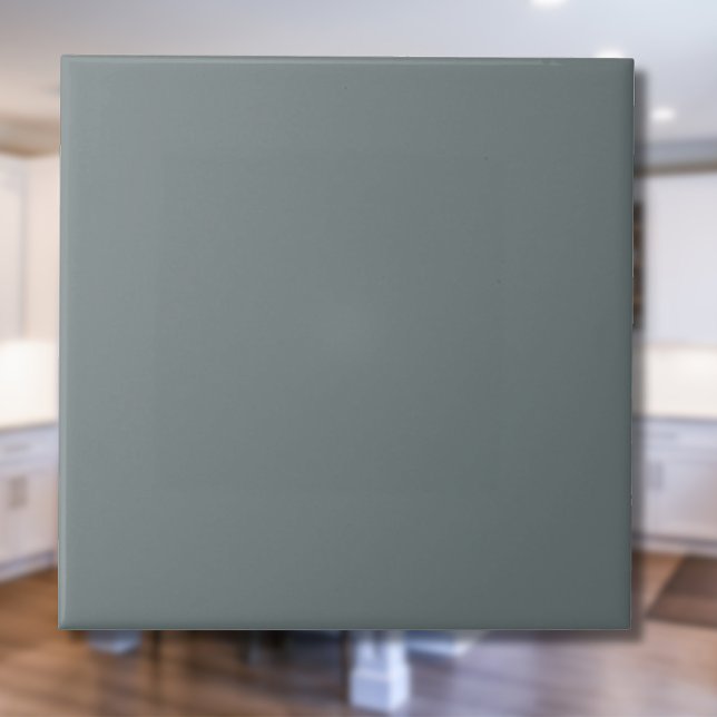 Azulejo Color sólido gris de tormenta | Clásico Elegante (Subido por el creador)