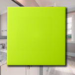 Azulejo Color sólido Lime Zest | Clásica | Elegante<br><div class="desc">Color sólido Lime Zest | Clásica | Elegante | Trendy | Elegante | Regalo</div>
