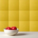 Azulejo Color sólido limón profundo mostaza amarillo<br><div class="desc">Diseño amarillo mostaza de limón profundo de color sólido.</div>