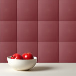 Azulejo Color sólido liso Ladrillo rojo<br><div class="desc">Color sólido liso diseño rojo ladrillo.</div>