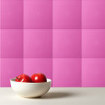 Azulejo Color sólido liso orquídea brillante rosa<br><div class="desc">Diseño rosa claro de color liso orquídea brillante.</div>