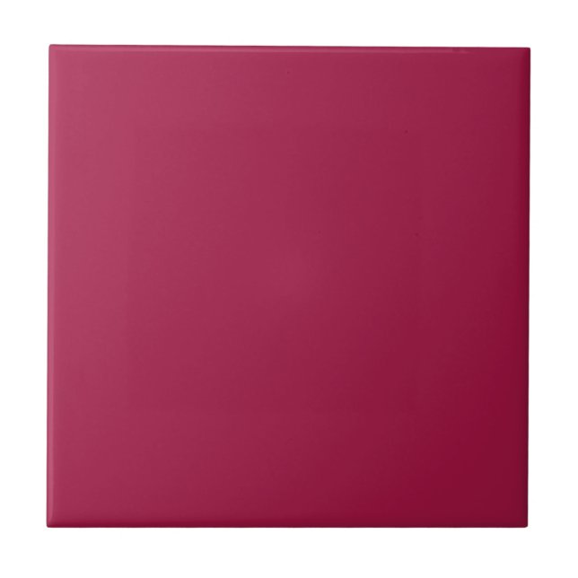 Azulejo Color sólido liso rojo persa (Frente)