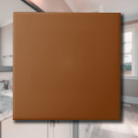 Azulejo Color sólido marrón de nuez | Clásico Elegante<br><div class="desc">Nutmeg Brown - Presentamos el encanto eterno del diseño de color sólido: una fascinante mezcla de forma clásica y elegante simplicidad. Este diseño es una celebración del poder y la belleza que se encuentran en un solo tono impactante. El diseño de color sólido, exuberante sofisticación, abarca la esencia del minimalismo,...</div>