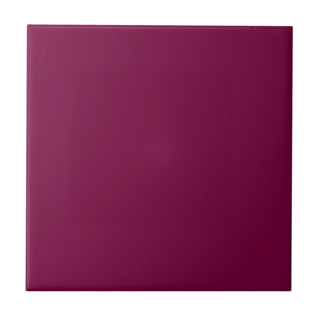 Azulejo Color sólido Merlot | Clásica | Elegante (Frente)