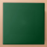 Azulejo Color sólido Minimalista verde esmeralda<br><div class="desc">Haga una declaración audaz con el llamativo color verde esmeralda de estas baldosas cerámicas minimalistas. Con su rico color esmeralda de joyas,  estos azulejos infunden cualquier espacio con energía y elegancia.</div>