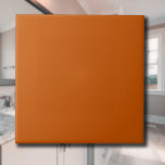 Azulejo Color sólido Naranja quemado | Clásica | Elegante<br><div class="desc">Color sólido Naranja quemado | Clásica | Elegante | Trendy | Elegante | Regalo</div>