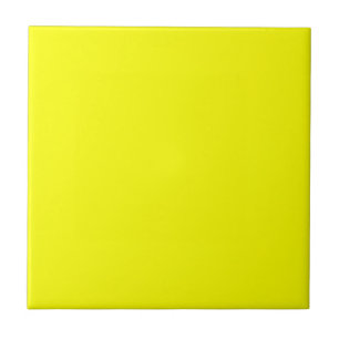 Azulejo Color sólido neón amarillo