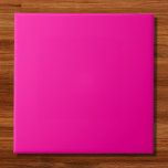 Azulejo Color sólido neón rosado<br><div class="desc">Color sólido neón rosado</div>