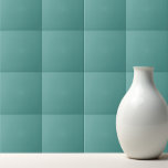 Azulejo Color sólido plano Agate Green<br><div class="desc">Diseño Agate Green de color liso y sólido.</div>