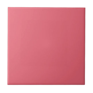 Azulejo Color sólido plano Sol Besado Coral rosa