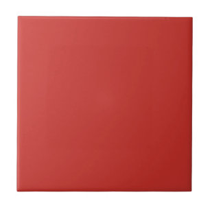 Azulejo Color sólido rojo navidad