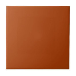 Azulejo Color sólido rojo terracota | #ac3d06