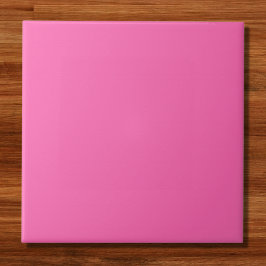 Azulejo Color sólido rosa caliente