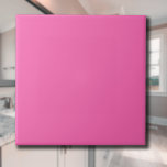 Azulejo Color sólido rosa caliente | Clásico Elegante<br><div class="desc">Color sólido rosa caliente | Clásica | Elegante | Trendy | Elegante | Regalo</div>
