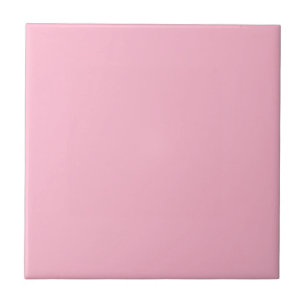 Azulejo Color sólido rosa del bebé