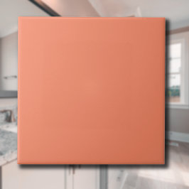 Azulejo Color sólido rosa salmón | Clásico Elegante