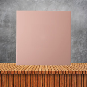 Azulejo Color sólido rosado rosado oscuro minimalista